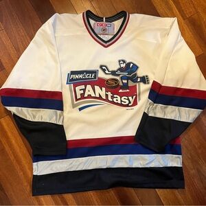 Vintage 1996 NHL Pinnacle Fantasy Vancouver CCM Hockey Jersey Large